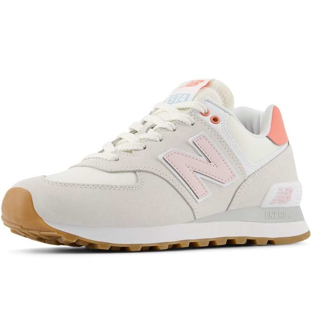 New Balance Women's 574 V2 Spring, Size 6.5 & Color: Reflection/Rose Sugar